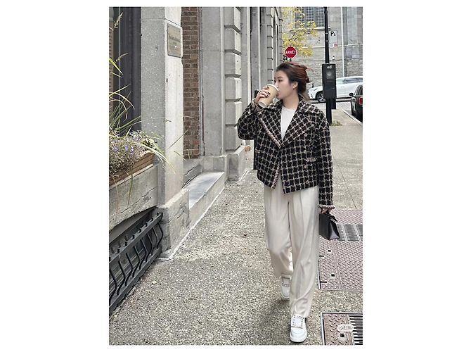 Chanel Tweed Check Pattern Jacket Multiple colors - view 7