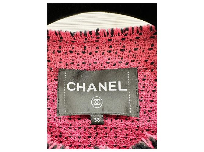 Chanel Tweed Jacke Damen Größe 38 Mehrfarben - Ansicht 2