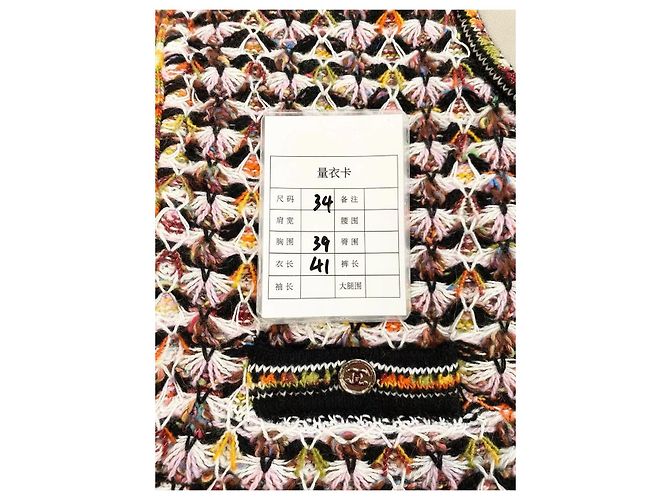 Chanel Wool Top Multi Color Size 34 Multiple colors - view 6