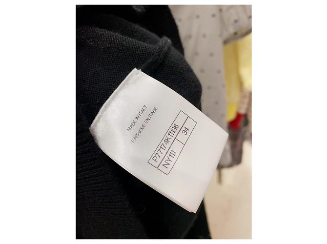 Chanel Strickjacke aus Kaschmir mit Pailletten Mehrfarben - Ansicht 4