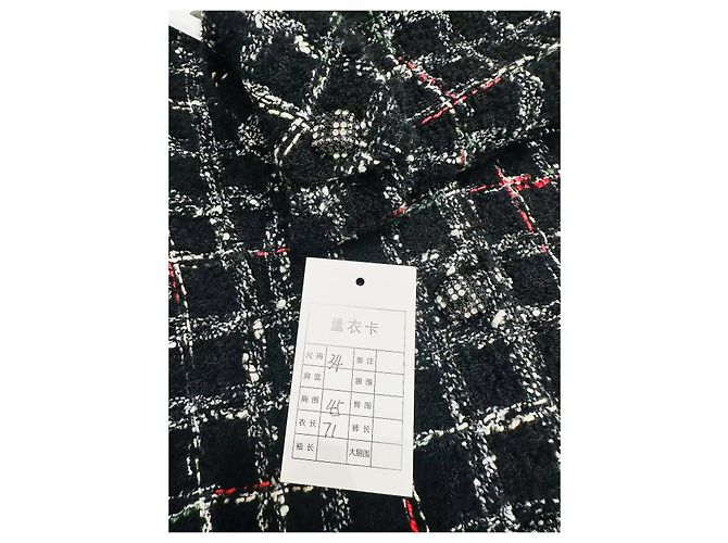 Chanel Tweed Check Pattern Jacket Multiple colors - view 5