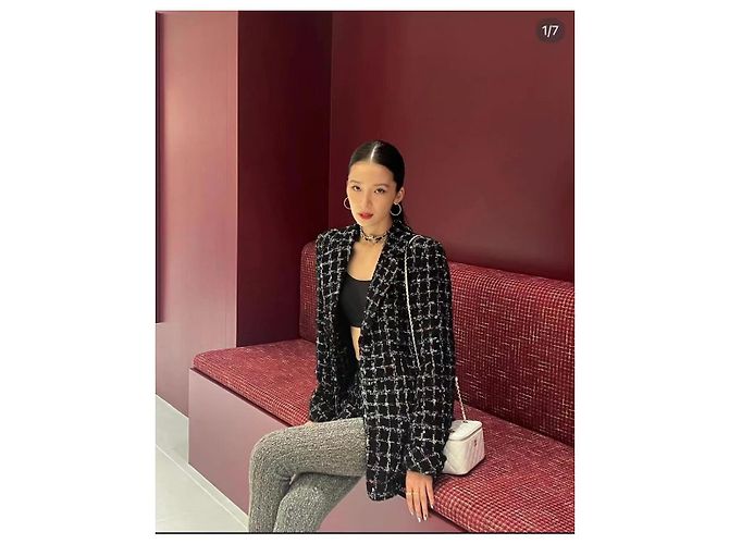 Chanel Tweed Check Pattern Jacket Multiple colors - view 6