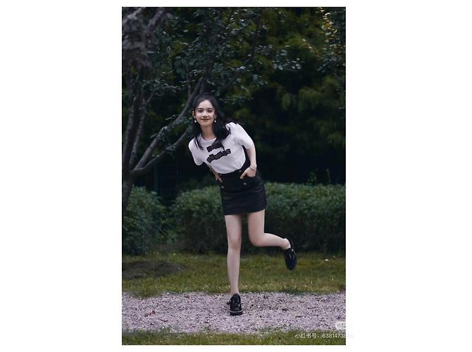 Top Chanel de algodón de manga corta con detalle bordado Multicolor - vista 7