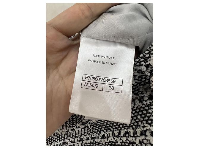 Mono Chanel de Algodón con Rayas Gris Talla 38 Multicolor - vista 6