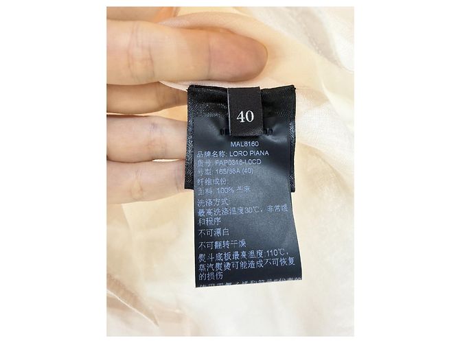 Top Loro Piana de lino rosa Multicolor - vista 5