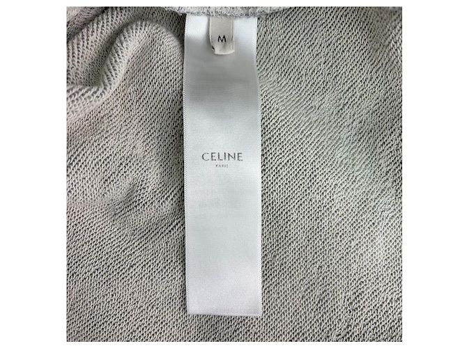 Céline Strickpullover aus Baumwolle Grau M Mehrfarben - Ansicht 6