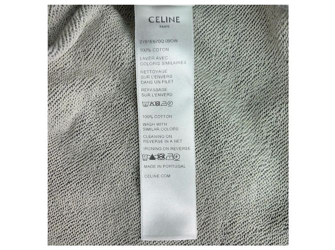 Céline Strickpullover aus Baumwolle Grau M Mehrfarben - Ansicht 7