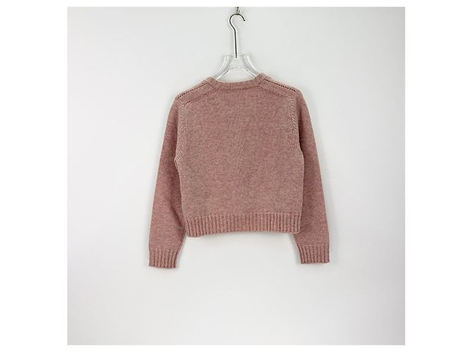 Jersey de lana rosa Céline Multicolor - vista 4