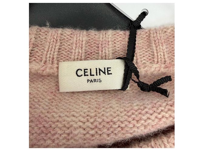 Jersey de lana rosa Céline Multicolor - vista 5
