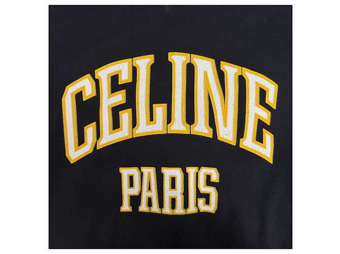 Céline Strickpullover aus Baumwolle schwarz Mehrfarben - Ansicht 8