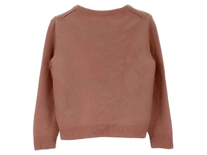 Jersey de punto de cashmere rosa Céline Multicolor - vista 2