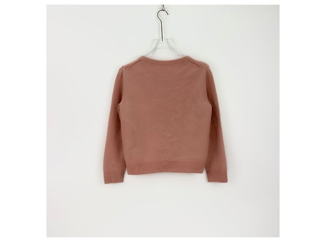 Jersey de punto de cashmere rosa Céline Multicolor - vista 4