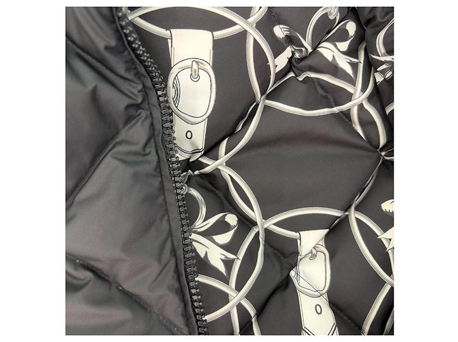 Top Hermès Negro de Poliamida Multicolor - vista 8