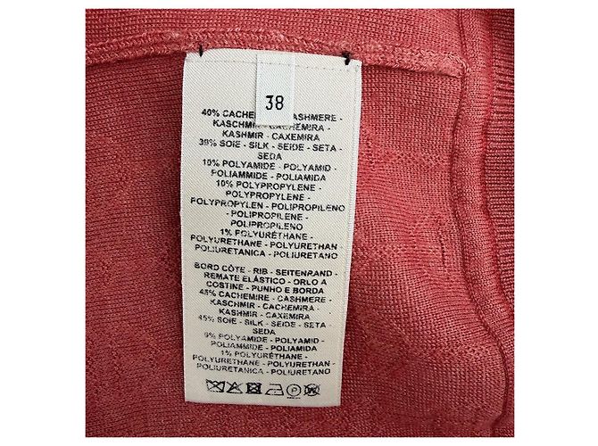 Chaqueta Hermès de Cachebra Naranja con Estampado Monograma Multicolor - vista 6