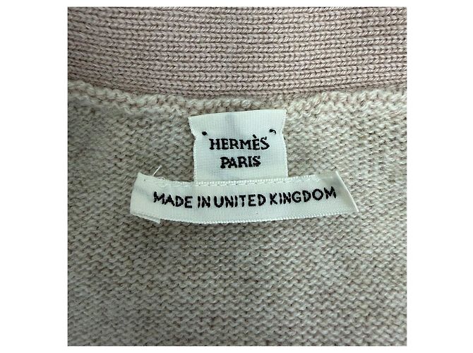 Hermès Kaschmir Oberteil Rosa Mehrfarben - Ansicht 5