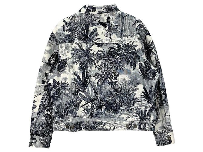 Autre Marque Chaqueta Dior de denim con estampado animal Multicolor - vista 2