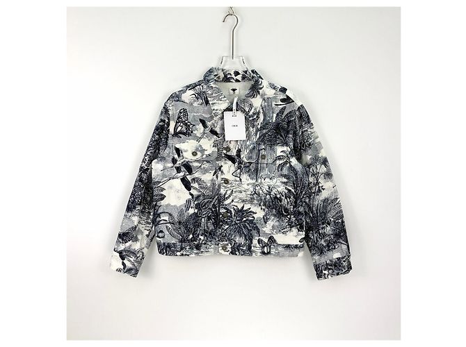 Autre Marque Chaqueta Dior de denim con estampado animal Multicolor - vista 3