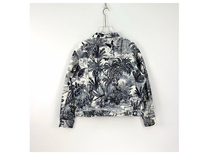 Autre Marque Chaqueta Dior de denim con estampado animal Multicolor - vista 4