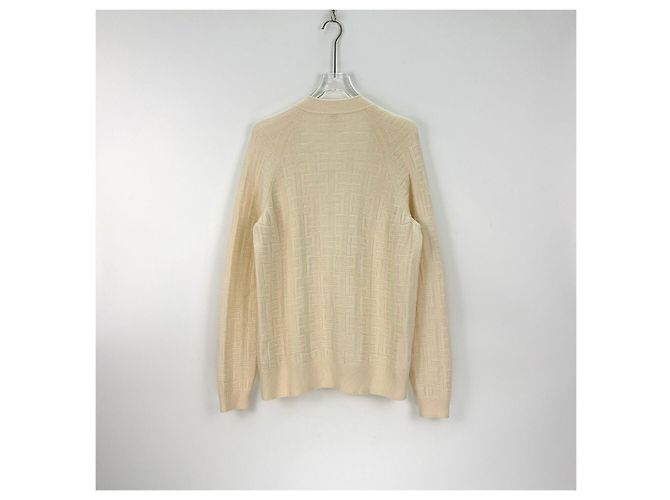 Jersey de lana Hermès Blanco Multicolor - vista 4