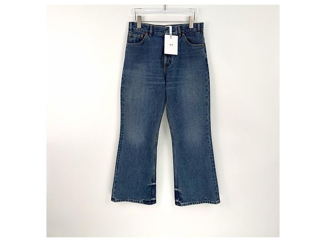 Autre Marque Dior Hose aus Navy Denim Mehrfarben - Ansicht 3