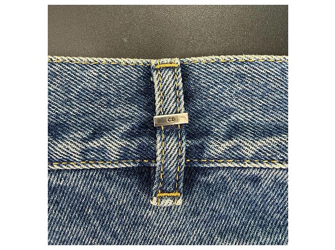 Autre Marque Dior Hose aus Navy Denim Mehrfarben - Ansicht 7