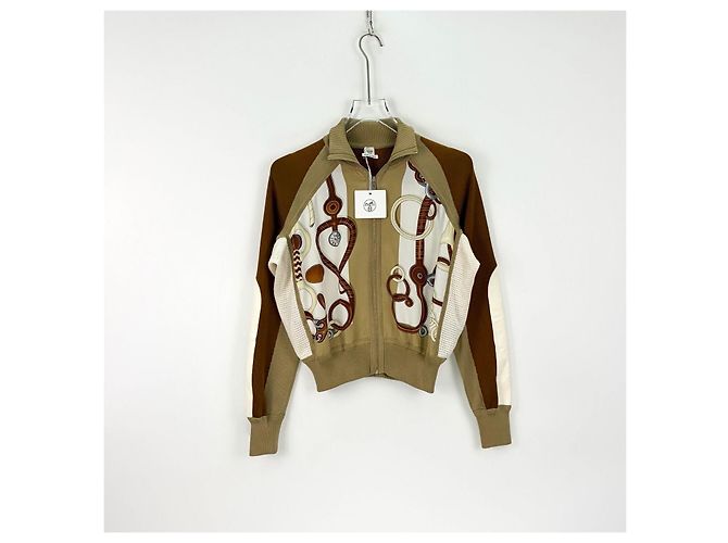 Hermès Silk Jacket Brown Multiple colors - view 3