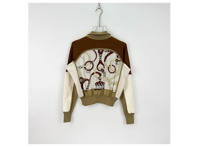 Hermès Silk Jacket Brown Multiple colors - view 4