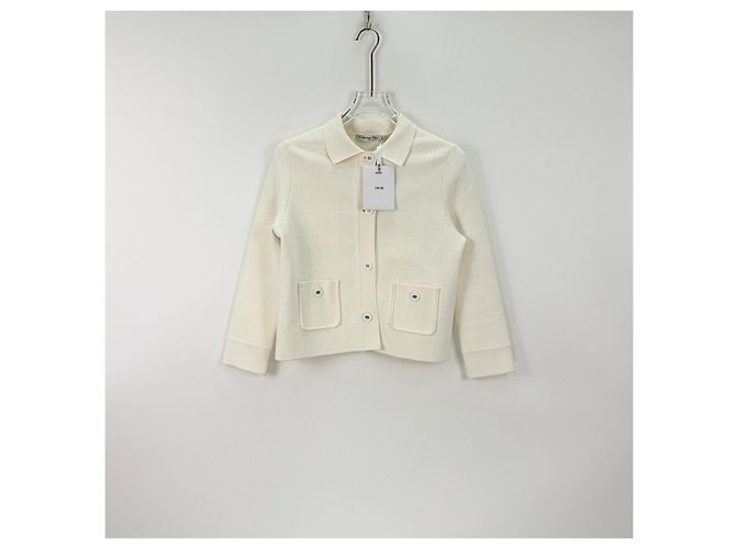 Autre Marque Dior White Viscose Quilted Jacket Multiple colors - view 3