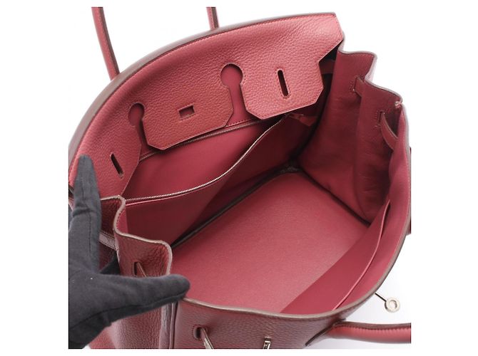 Hermès Birkin 35 in Rosewood Pink Rosa - vista 3