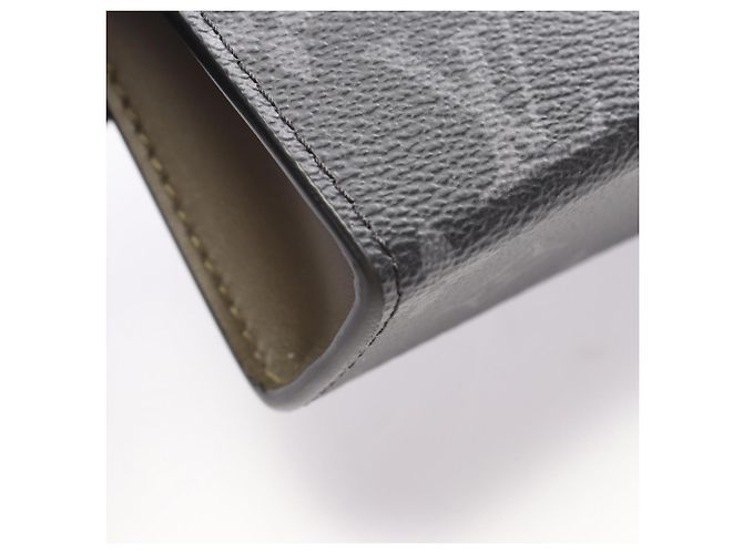 Portefeuille porté Gaston Louis Vuitton Noir Kaki - vue 6