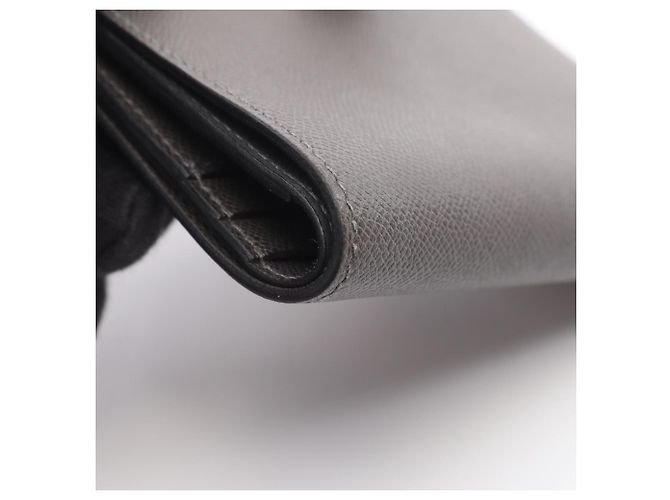 Hermès Portafoglio bi-fold Hermes Bearn Compact Marrone - vista 7
