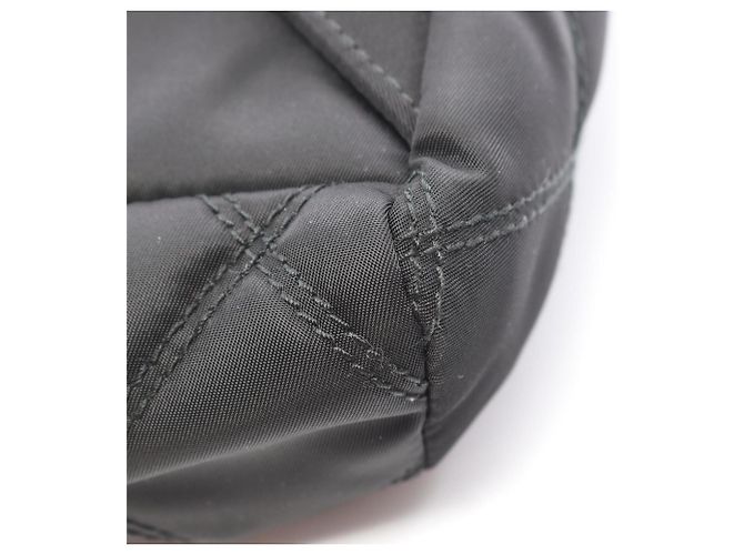 Saffiano Prada TESSUTO IMPUNTU Rucksack/Handtasche Schwarz - Ansicht 6