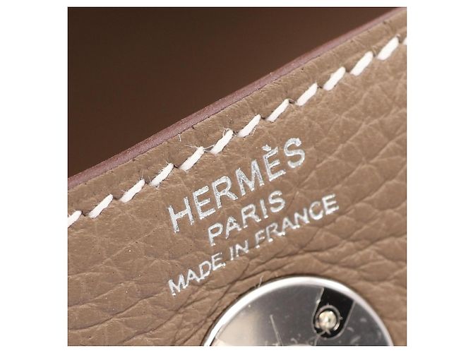 Hermès Borsa a tracolla Hermes Lindy Mini Etoupe Marrone Taupe - vista 4