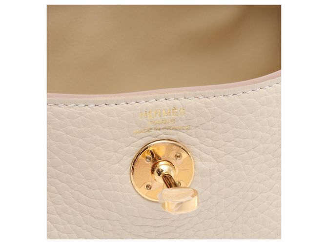 Hermès Borsa a tracolla Hermes Lindy Mini Crudo - vista 4