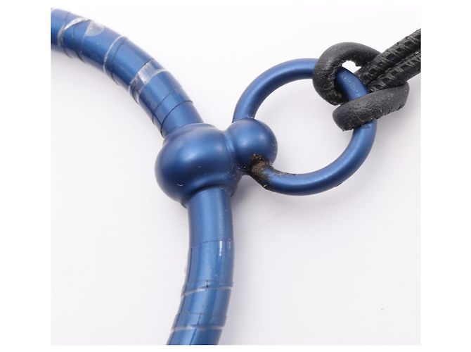 Hermès Hermes Loop Grand Halskette Schwarz Blau - Ansicht 5