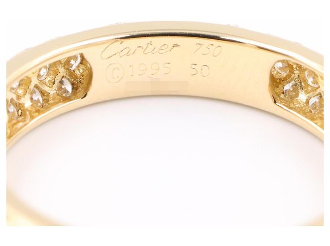 Cartier Etincelle de Full Diamond Ring Golden - Ansicht 3