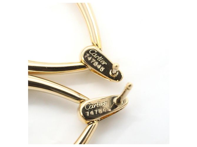 Orecchini Cartier motivo battente Argento D'oro - vista 5