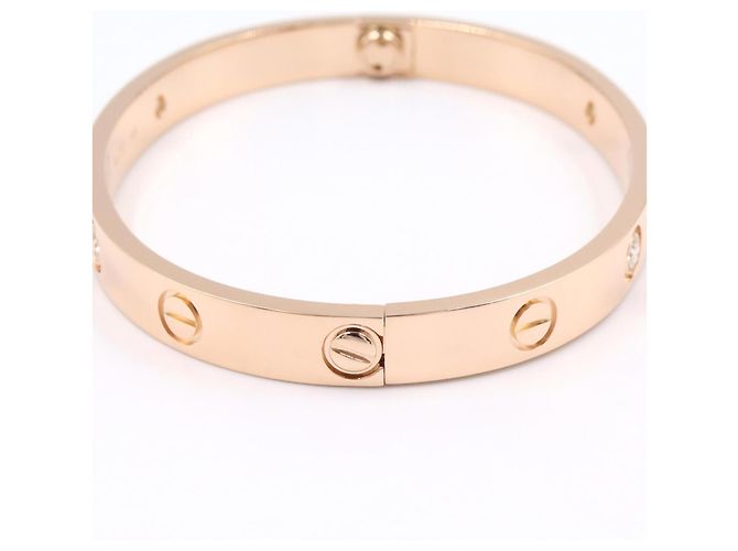 Bracciale charm in oro rosa 18K Cartier con diamanti D'oro - vista 4
