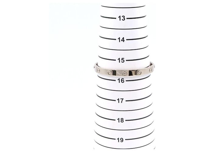 Bracelet Cartier Love en or blanc 18K Argenté - vue 6