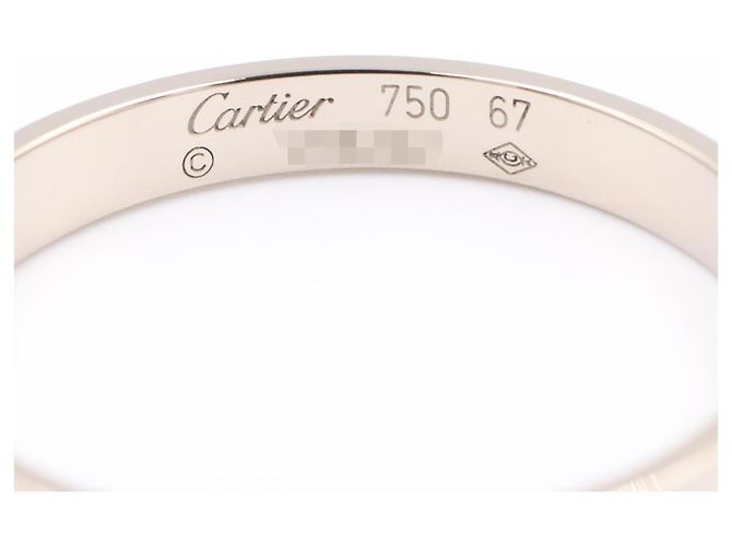 Cartier Mini Love Ring in 18K Weißgold Silber - Ansicht 3