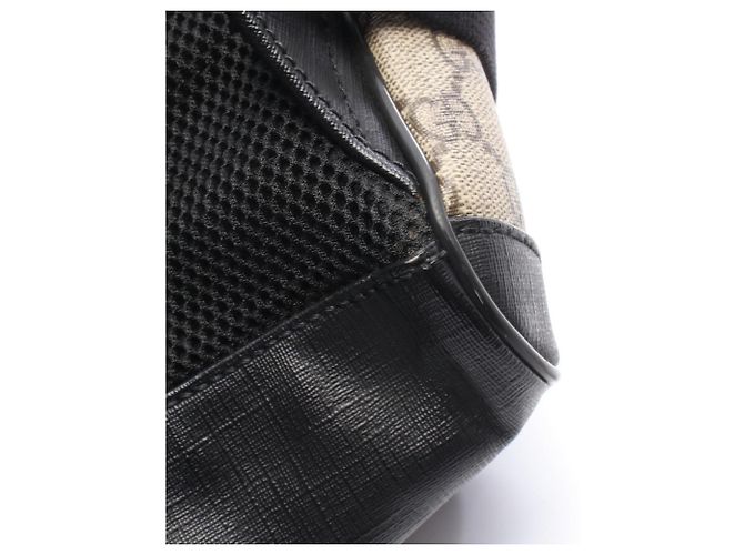 Gucci GG Supreme Small Rucksack/Handtasche Braun Schwarz Beige - Ansicht 6