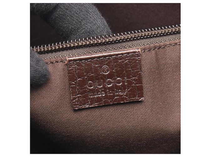 Saco Tote Gucci GG Plus Marrom Bege - vista 4