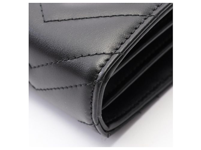 Borsa a Spalla Gucci GG Marmont Nero - vista 5
