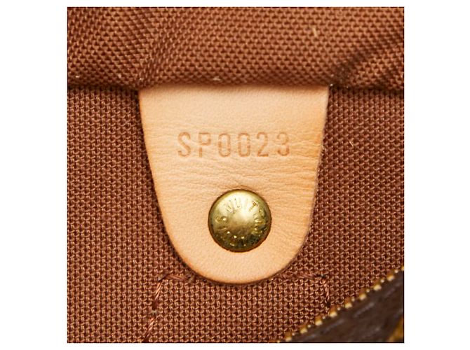 Louis Vuitton Monogram Speedy 25 Mini Boston Tasche Braun - Ansicht 11