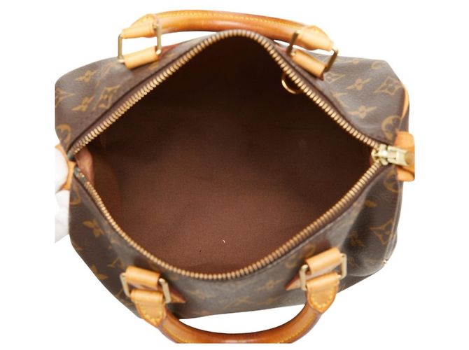 Louis Vuitton Monogram Speedy 25 Mini Boston Tasche Braun - Ansicht 8