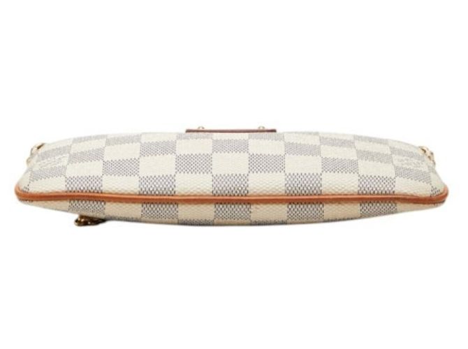 Borsa Louis Vuitton Damier Azur Pochette Mira MM Bianco - vista 3