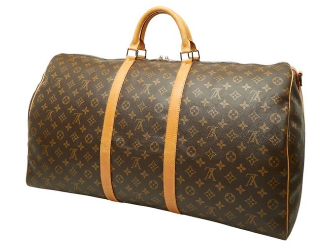 Louis Vuitton Monogram Keepall Bandoulière 60 Tasche Braun - Ansicht 2