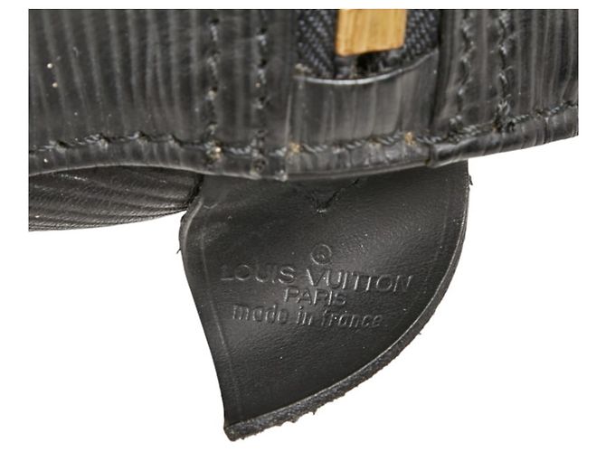 Borsa Boston Louis Vuitton Epi Keepall 60 Nero - vista 11
