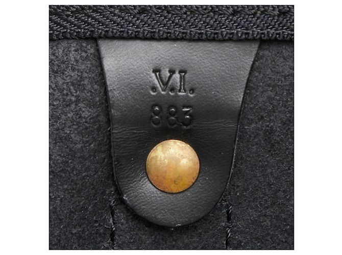 Borsa Boston Louis Vuitton Epi Keepall 60 Nero - vista 12