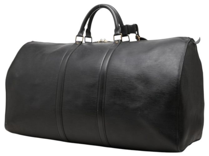 Borsa Boston Louis Vuitton Epi Keepall 60 Nero - vista 2